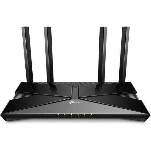 TP Link Wifi 6 AX1500 Smart Wi-Fi Router, 4 Gigabit LAN Ports, Dual Band-Black