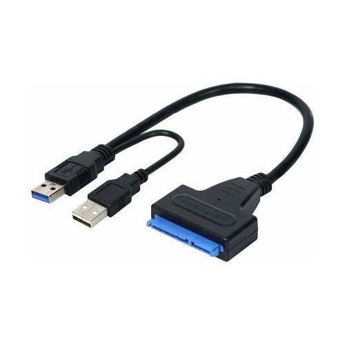 USB 3.0 To SATA Adapter Cable for 2.5inch External HDD SSD Hard Drive Disk Converter Cable- Black