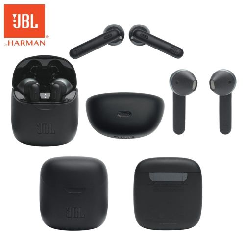 JBL TUNE 225TWS Wireless Bluetooth Earphones JBL T225TWS Stereo Earbuds Bass Sound Headphones Headset with Mic Charging Case