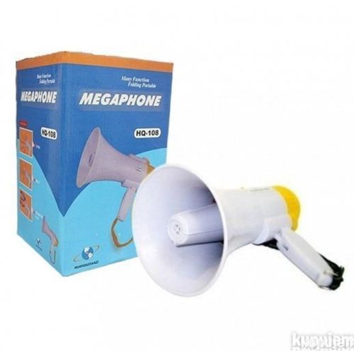 Original Mega Phone Ball Horn With Full Loud Sound (Mukalakasa) - White