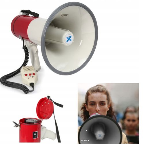 Original Mega Phone Ball Horn With Full Loud Sound (Mukalakasa) - White