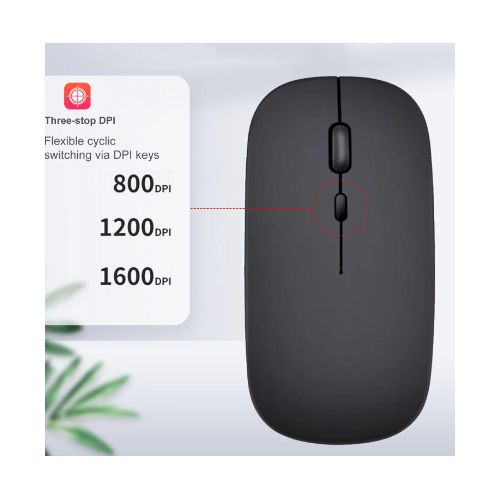 Meta G Wireless Mouse Bluetooth Rechargeable, Silver