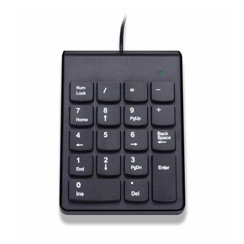 Numeric Keypad Numpad 18 Keys 2.4GHz Wireless-Black