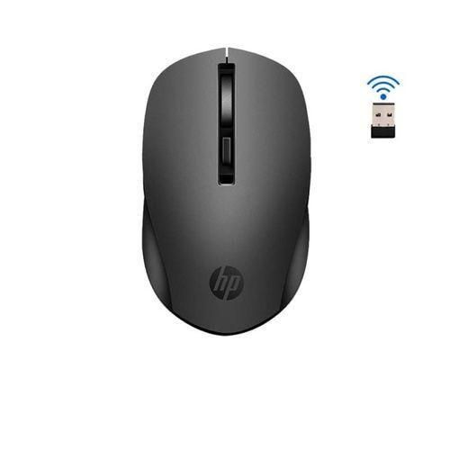 Hp S1000 Silent Optical 2.4ghz Wireless Mouse 1600dpi Original Black