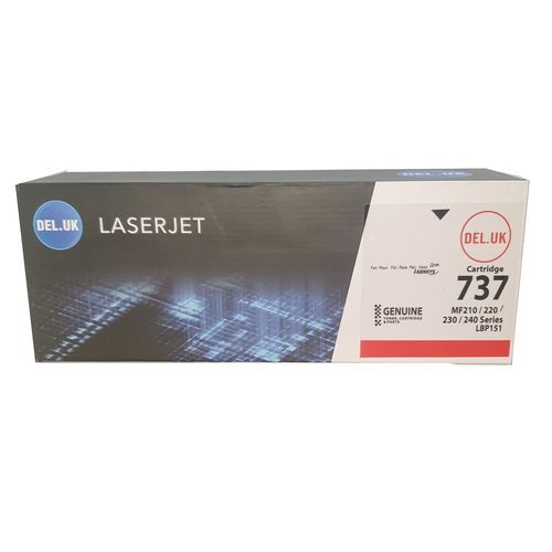 Del.uk 737 Toner Cartridge For Canon Replacement-Black