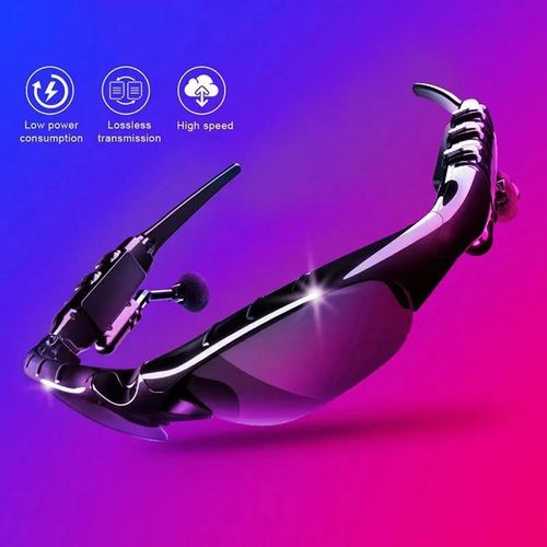 Stereo earphones wireless headset with mic glasses sunglasses for driving cycling sports noise reduction headphones
