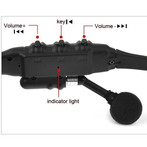 Stereo earphones wireless headset with mic glasses sunglasses for driving cycling sports noise reduction headphones