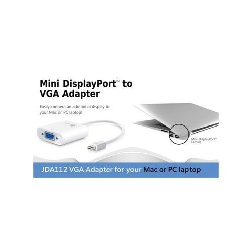 Mini DisplayPort to VGA Adapter - White