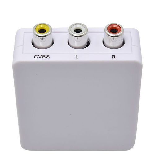 Mini AV To HDMI  AV2 HDMI Video Converter HD 720P 1080P- White