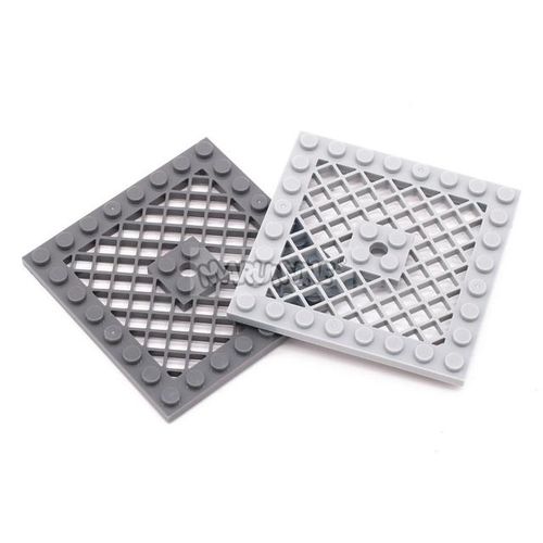 Marumine MOC Bricks Particles 4151 Plate Modified 8x8 with Grille Grid Special Board Compatible Building Blocks Bulk