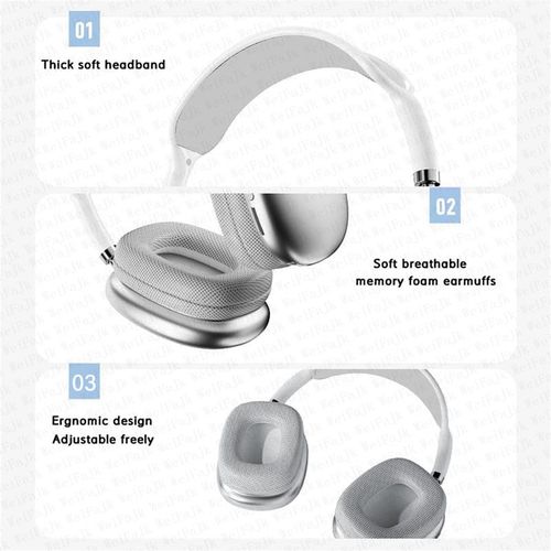 Original Air Max P9 Pro Wireless Bluetooth Over Ear Headphones Noise Cancelling Mic Pods Sports Gaming Headset For Apple iPhone