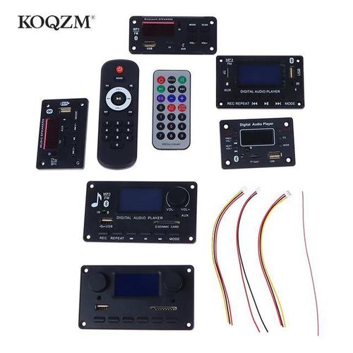 Handsfree Dc12v Mp3 Decoder Board Bluetooth Car Mp3 Player Usb Recording Module Fm Aux Radio For Speaker
