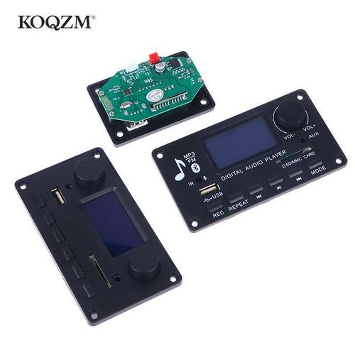 Handsfree Dc12v Mp3 Decoder Board Bluetooth Car Mp3 Player Usb Recording Module Fm Aux Radio For Speaker
