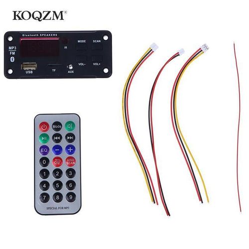 Handsfree Dc12v Mp3 Decoder Board Bluetooth Car Mp3 Player Usb Recording Module Fm Aux Radio For Speaker