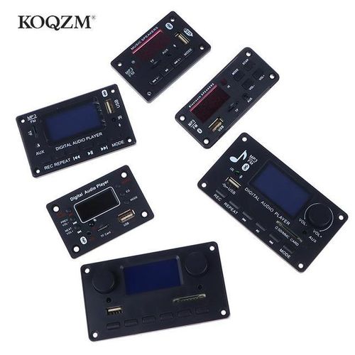 Handsfree Dc12v Mp3 Decoder Board Bluetooth Car Mp3 Player Usb Recording Module Fm Aux Radio For Speaker
