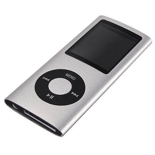 16GB Slim 4th Mp3/4 Player 1.8"LCD Screen FM Radio Video Games Movie SD TF Card Silver