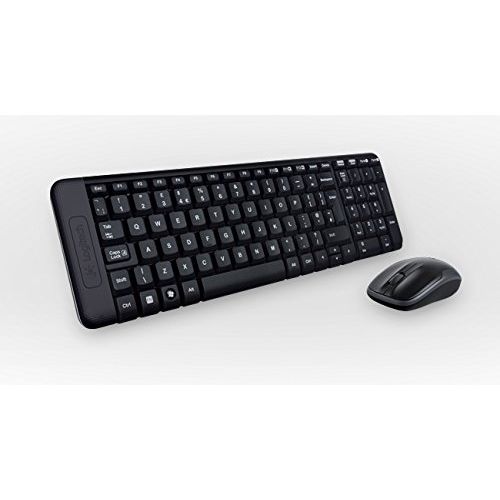 Logitech Mk220 Logitech Wireless Combo With Keyboard and Mouse - Black