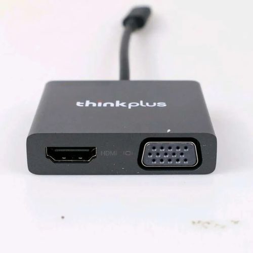 Thinkplus USB Type C to HDMI 4K VGA Video Adapter Converter  1080P - Black
