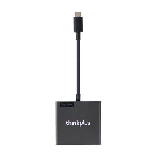 Thinkplus USB Type C to HDMI 4K VGA Video Adapter Converter  1080P - Black