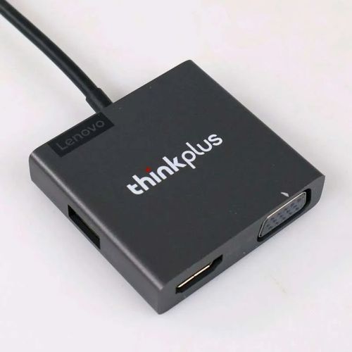 Thinkplus USB Type C to HDMI 4K VGA Video Adapter Converter  1080P - Black