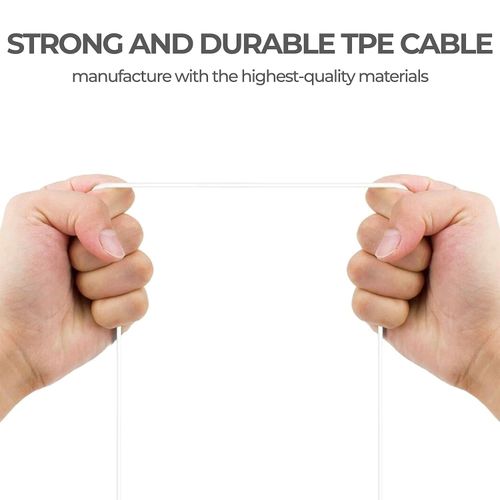 Fast iPhone Charging Cable & Data Sync USB Cable-White
