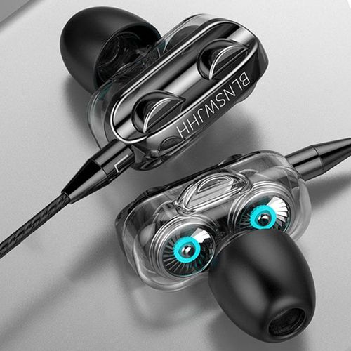 915 Generation In-Ear Earbud Headphones Wired Headphones Music Headsets Bla