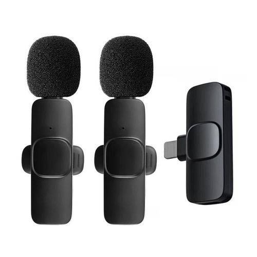 Wireless Laver Microphone Live Broadcast Game Mic Noise Cancelling Audio Video  Mini Mic for iPhone Android Xiaomi
