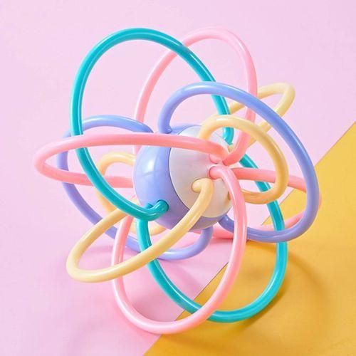 Baby Rattle Teether Ball 0 12 Months Soft Infant Boys And