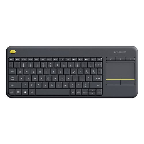 Logitech K400 Plus Wireless Touch Control Keyboard- Grey