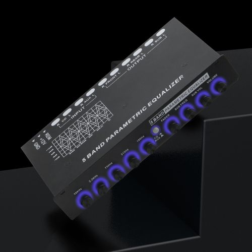 Professional 5 Band Car Equalizer Multifunctional Car Audio