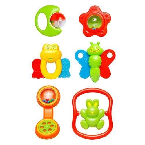 Plastic Shaking Bell Musical Toy For Baby Toddler, 6