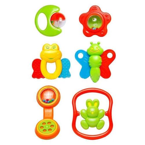 Plastic Shaking Bell Musical Toy For Baby Toddler, 6