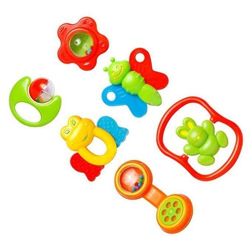 Plastic Shaking Bell Musical Toy For Baby Toddler, 6