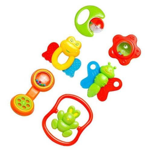Plastic Shaking Bell Musical Toy For Baby Toddler, 6
