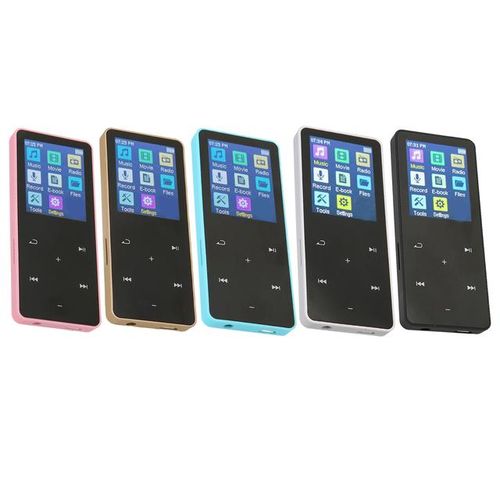 Music Player 1.8inch Touch Screen Mp3 Mp4 Player 128gb Expandable Multifunctional Long Life Bluetooth 5.0 For Travel