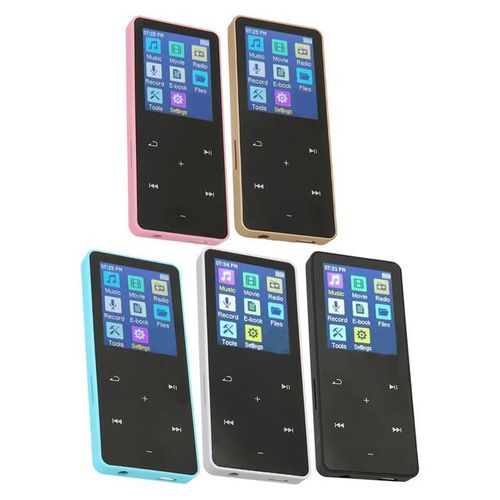 Music Player 1.8inch Touch Screen Mp3 Mp4 Player 128gb Expandable Multifunctional Long Life Bluetooth 5.0 For Travel
