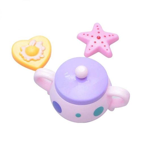 16Pcs Simulation Children Tea Party Teapots Cup Pretend Play Kitchen Toy Set Doll House Education Toy Gift for Girl Kid