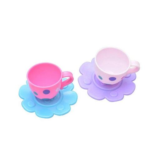 16Pcs Simulation Children Tea Party Teapots Cup Pretend Play Kitchen Toy Set Doll House Education Toy Gift for Girl Kid
