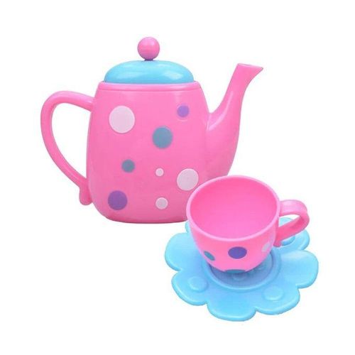 16Pcs Simulation Children Tea Party Teapots Cup Pretend Play Kitchen Toy Set Doll House Education Toy Gift for Girl Kid