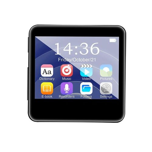 2023 New Mp3 Player Bluetooth 5.0 Full Screen Walkman Portable Sport Music Player Mp3 Video Player Fm/e-Book/recorder Mp3