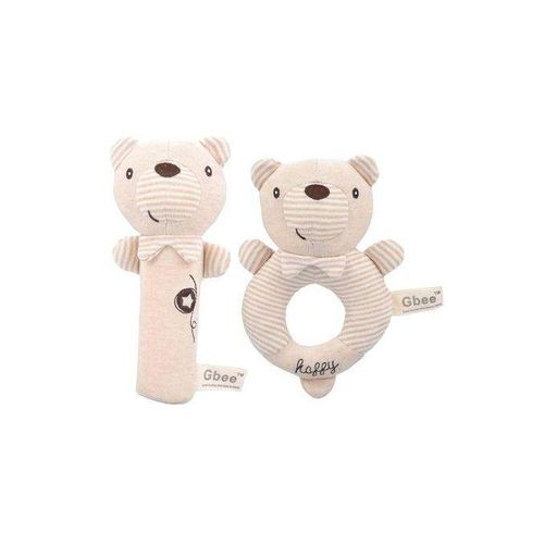 2 Pieces Animal-Shaped Baby Rattle Toys, Hand Grip Toys