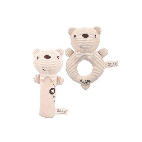 2 Pieces Animal-Shaped Baby Rattle Toys, Hand Grip Toys
