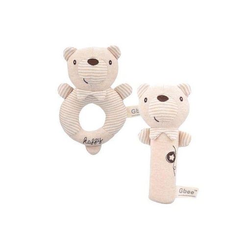 2 Pieces Animal-Shaped Baby Rattle Toys, Hand Grip Toys
