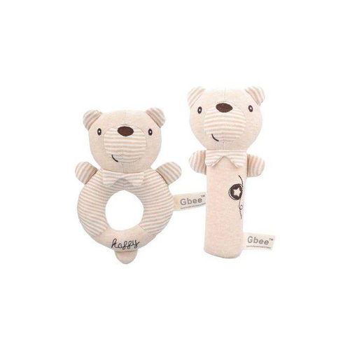 2 Pieces Animal-Shaped Baby Rattle Toys, Hand Grip Toys