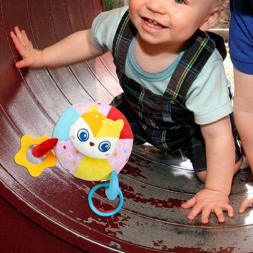 Plush Baby Rattle Sensory Rattle Stuffed Animal For Girls Boys Lowrie