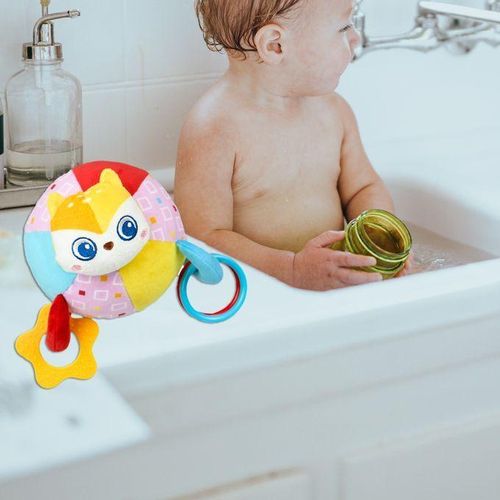 Plush Baby Rattle Sensory Rattle Stuffed Animal For Girls Boys Lowrie