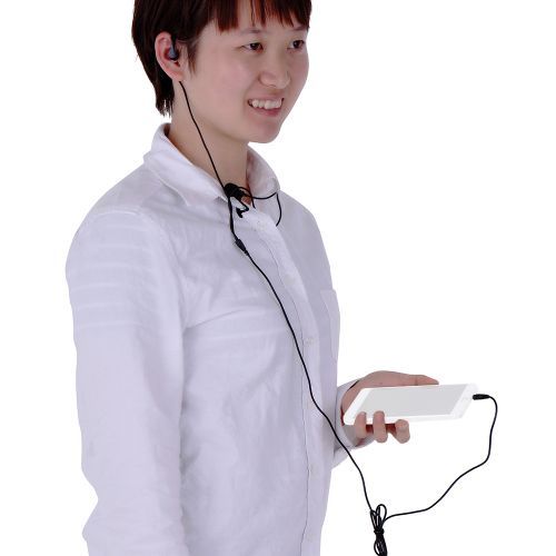 Andoer Mini Clip-on Lapel Lavalier Microphone Mic Earphone