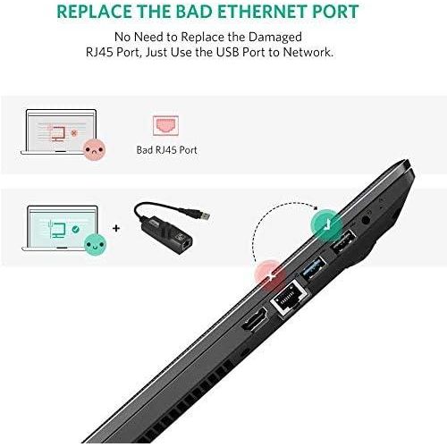 USB 3.0 To Ethernet Network Adapter-Black
