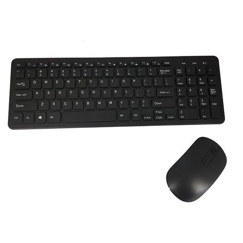 Wireless Keyboard and Mouse - Black