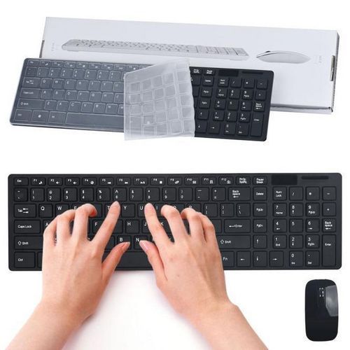 Wireless Keyboard and Mouse - Black